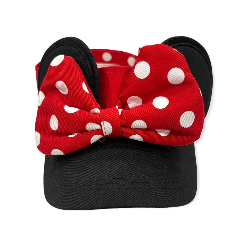 Unbranded favorite girly mouse ear and polka dot bow sun visor